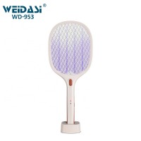 Electric mosquito swatter rechargeable battery mosquito killer with USB input port easy to hang